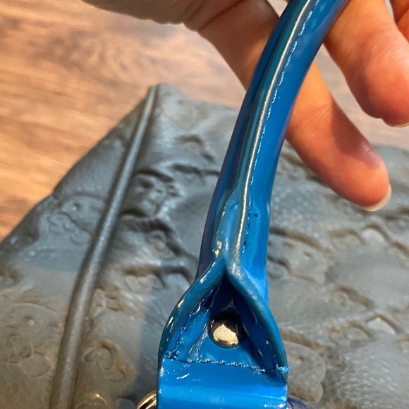 Loungefly Hello Kitty Black Satchel with Blue Accents - Picture 7 of 9